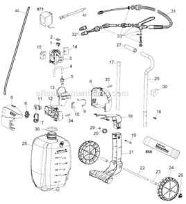 Part Location Diagram of 144960-00 DeWALT On-off Switch